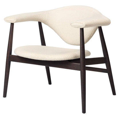 Masculo Fully Upholstered Lounge Chair - Wood Base