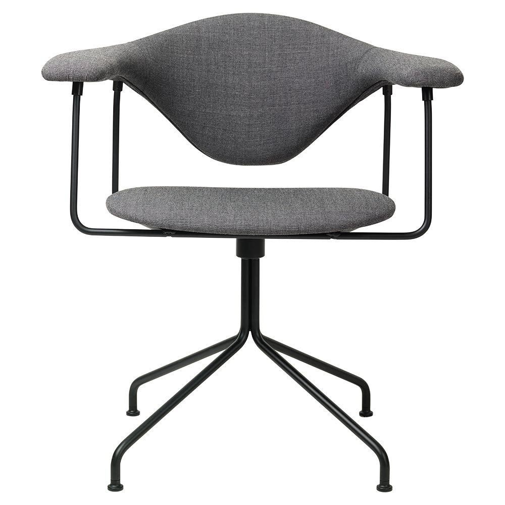 Masculo Fully Upholstered Meeting Chair - Swivel Base