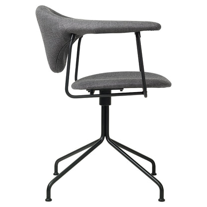 Masculo Fully Upholstered Meeting Chair - Swivel Base