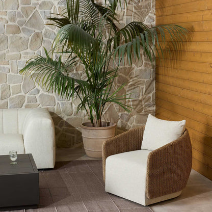 Maven Outdoor Swivel Chair - Alessi Buff