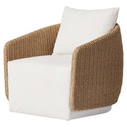 Maven Outdoor Swivel Chair - Alessi Linen