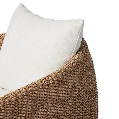 Maven Outdoor Swivel Chair - Alessi Linen