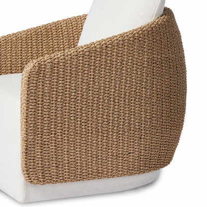 Maven Outdoor Swivel Chair - Alessi Linen