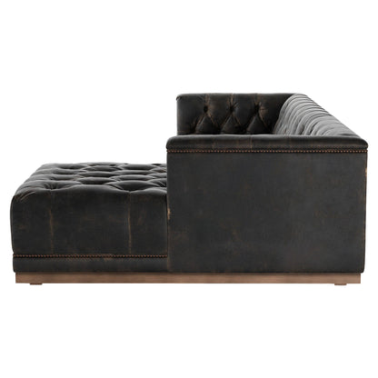 Maxx 2-Piece Sectional - Destroyed Black
