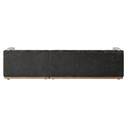 Maxx 2-Piece Sectional - Destroyed Black
