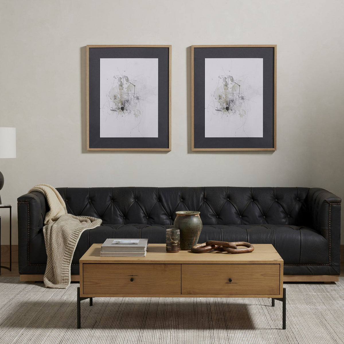 Maxx Sofa - Destroyed Black