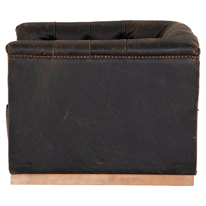 Maxx Swivel Chair - Destroyed Black