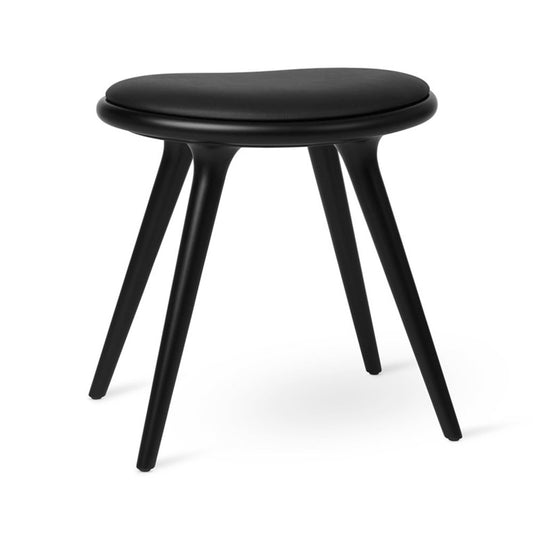 MD Low Stool - Black Stained Beech