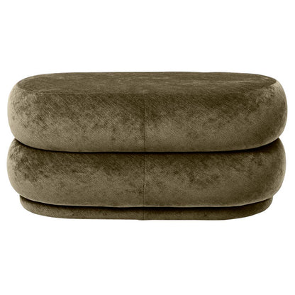 Faded Velvet Pouf