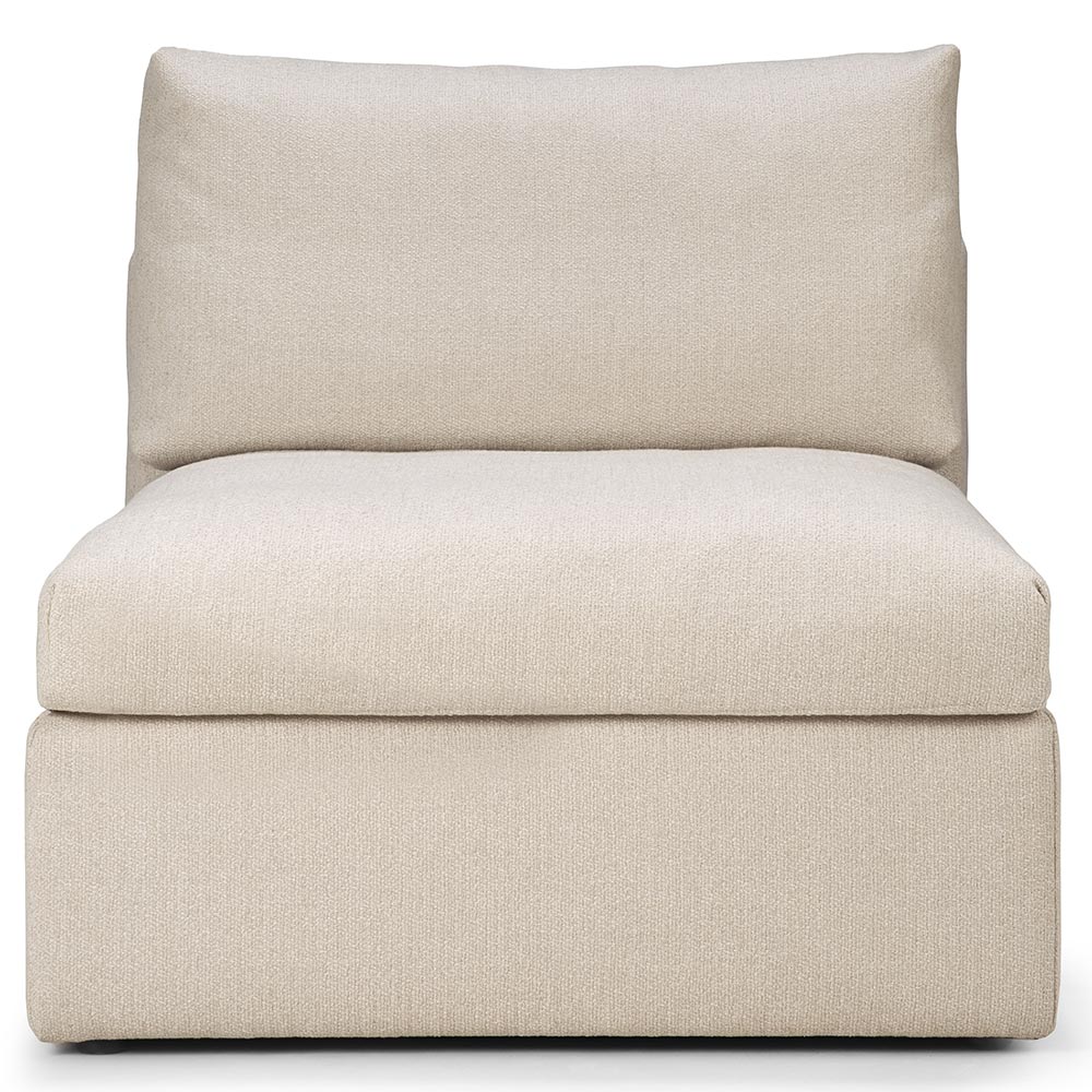 Mellow 1 Seater Modular Sofa - Off White