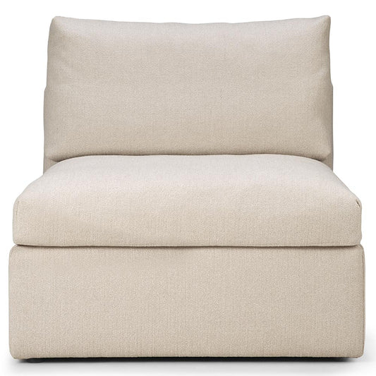 Mellow 1 Seater Modular Sofa - Off White