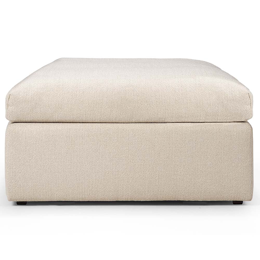 Mellow Footstool - Off White