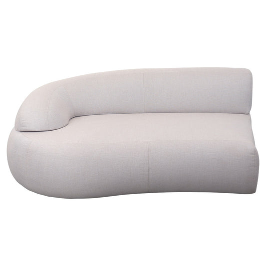 Mellow Outdoor Sofa - Left Module With Long Backrest, Sand