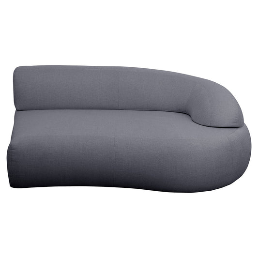 Mellow Outdoor Sofa - Right Module With Long Backrest, Gray
