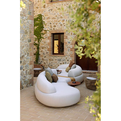 Mellow Outdoor Sofa - Right Module With Long Backrest, Gray