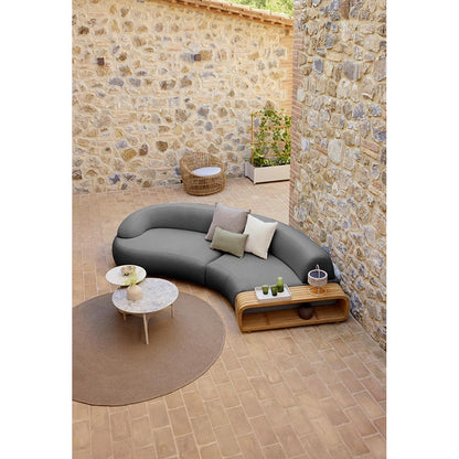 Mellow Outdoor Sofa - Right Module With Long Backrest, Gray