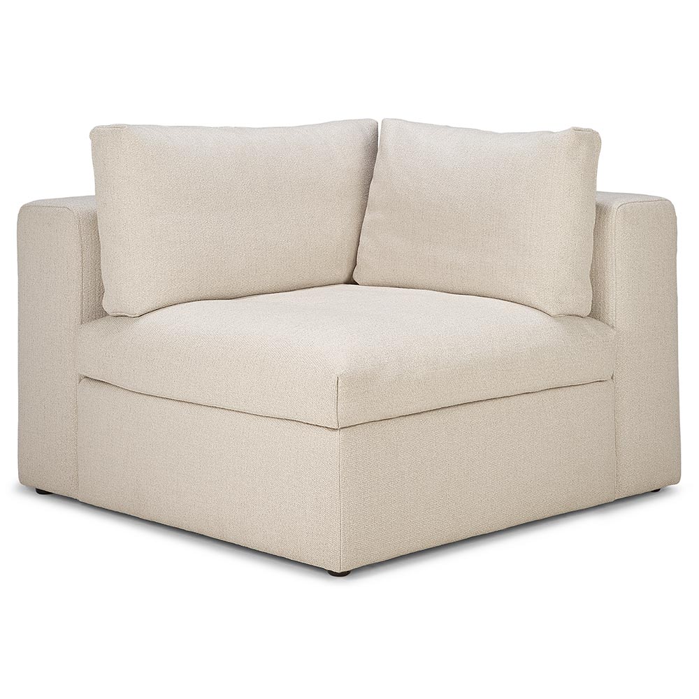 Mellow Square Corner Modular Sofa - Off White