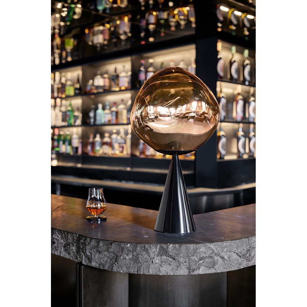 Melt Cone Fat Table Lamp - Copper
