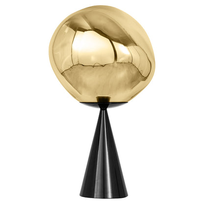 Melt Cone Fat Table Lamp - Gold