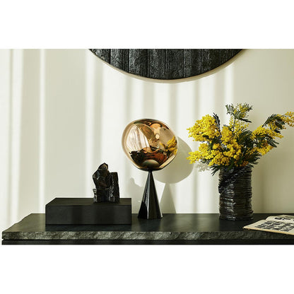 Melt Cone Fat Table Lamp - Gold
