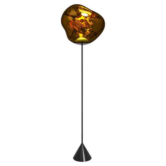 Melt Cone Slim Floor Lamp - Gold