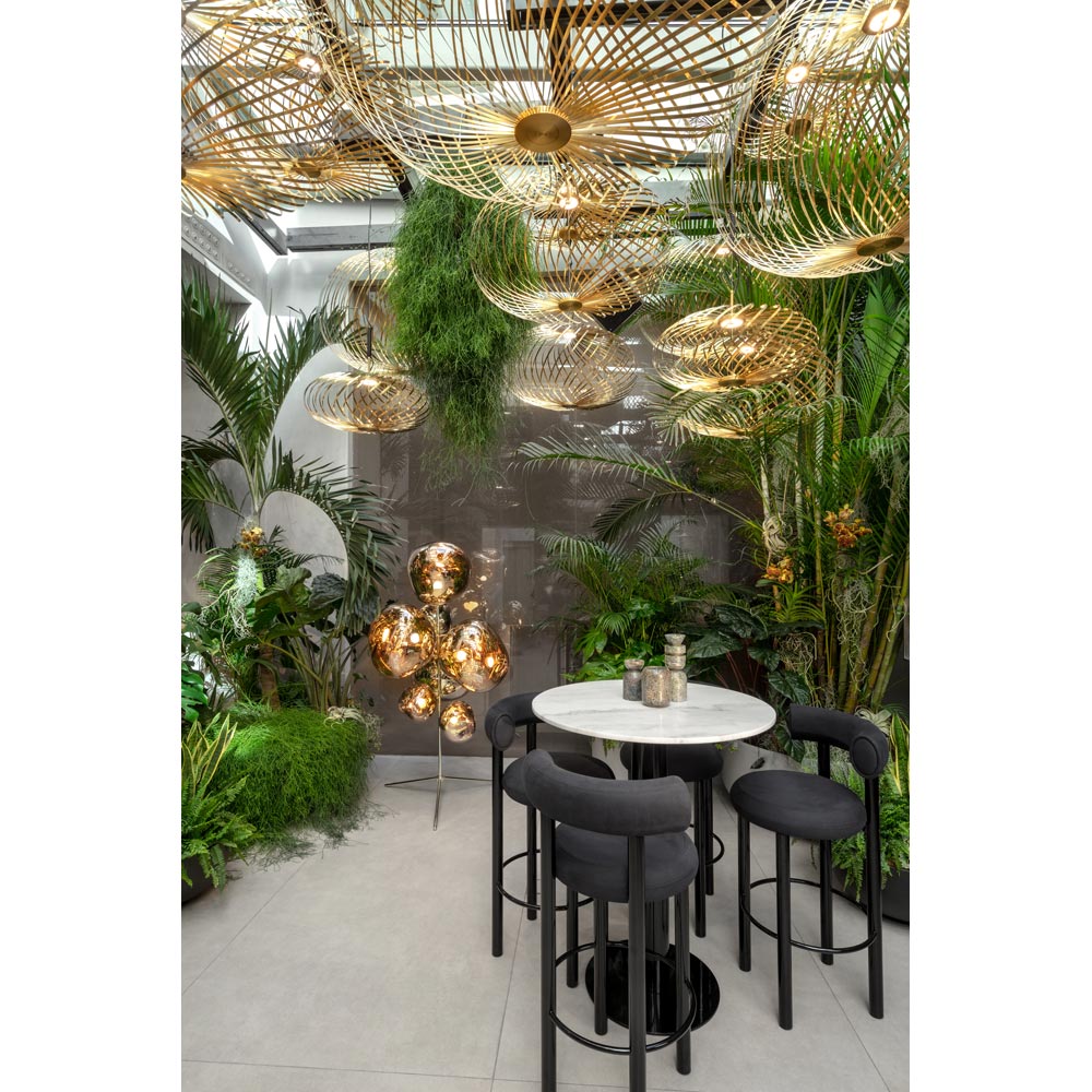 Melt Floor Chandelier - Gold