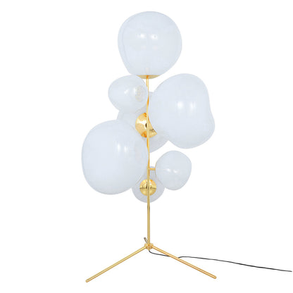 Melt Floor Chandelier - Opal, Gold