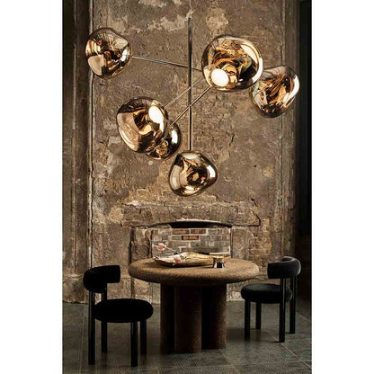 Melt Large Chandelier - Copper