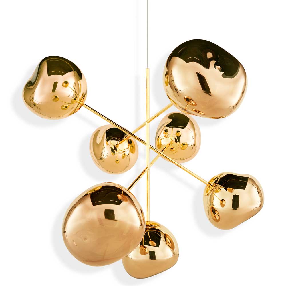 Melt Large Chandelier - Gold
