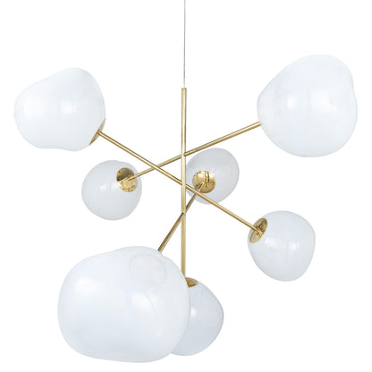 Melt Large Chandelier - Opal, Gold