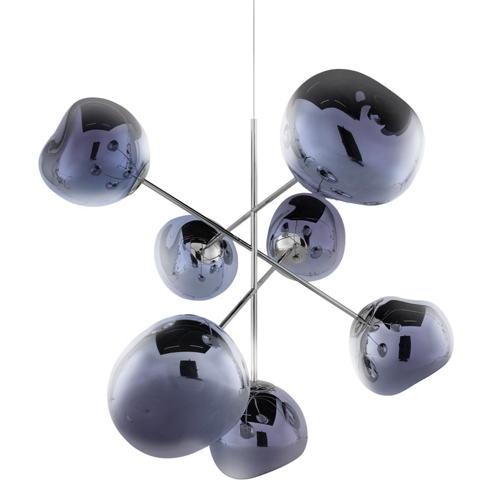 Melt Large Chandelier - Smoke