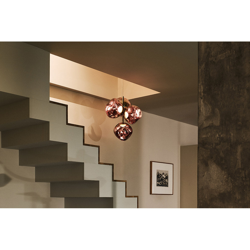 Melt Mini Chandelier - Copper