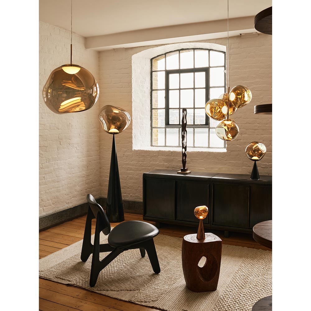 Melt Mini Chandelier - Gold
