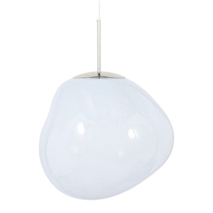 Melt Pendant - Opal, Silver