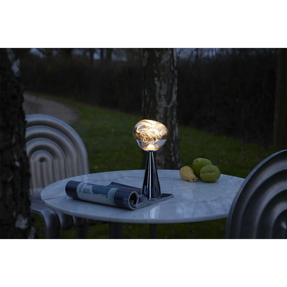 Melt Portable Lamp - Silver