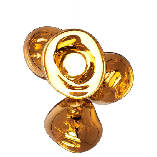 Melt Small Chandelier - Gold