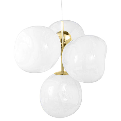 Melt Small Chandelier - Opal, Gold