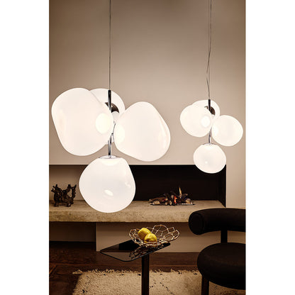 Melt Small Chandelier - Opal, Gold
