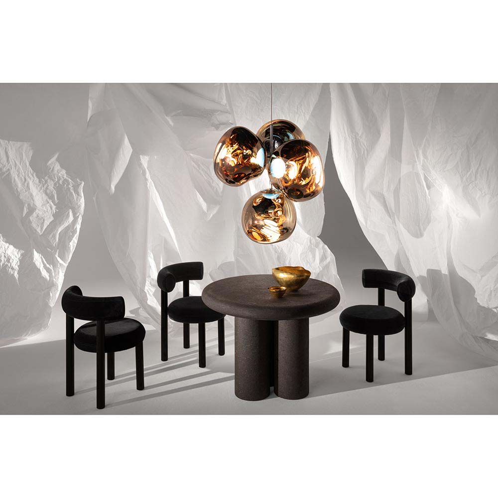 Melt Small Chandelier - Smoke