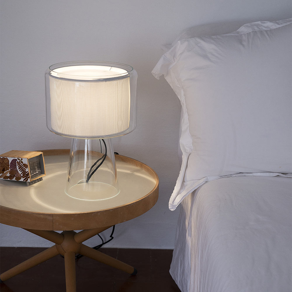 Mercer Lamp - Pearl White