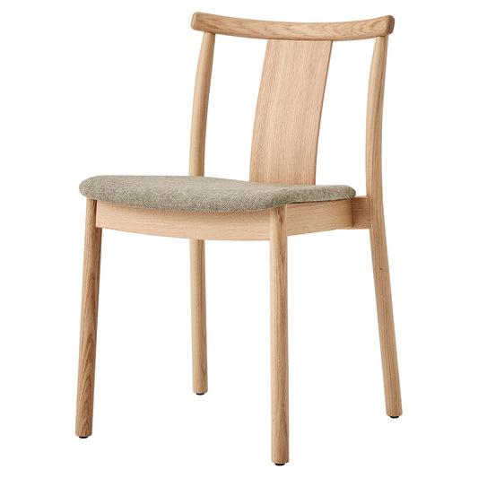 Merkur Seat Upholstered Dining Chair - Natural Oak