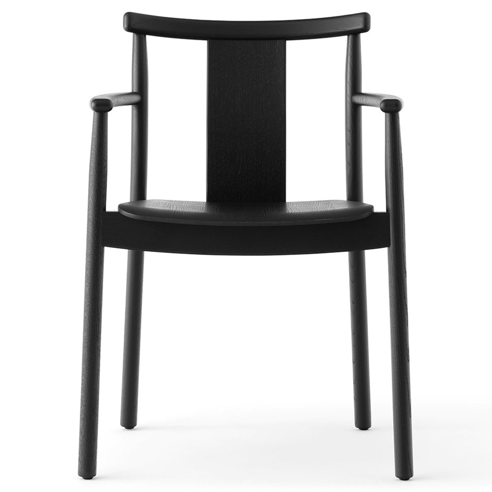 Merkur Unupholstered Dining Armchair - Black Oak