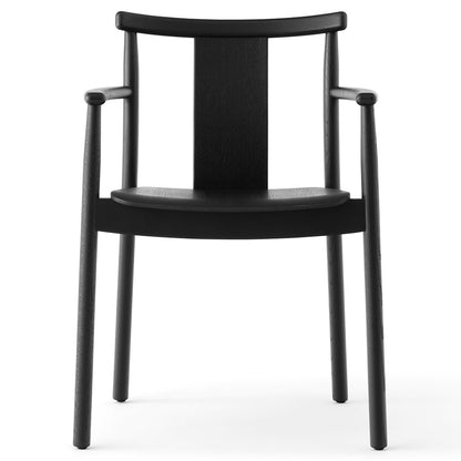 Merkur Unupholstered Dining Armchair - Black Oak