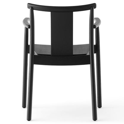 Merkur Unupholstered Dining Armchair - Black Oak