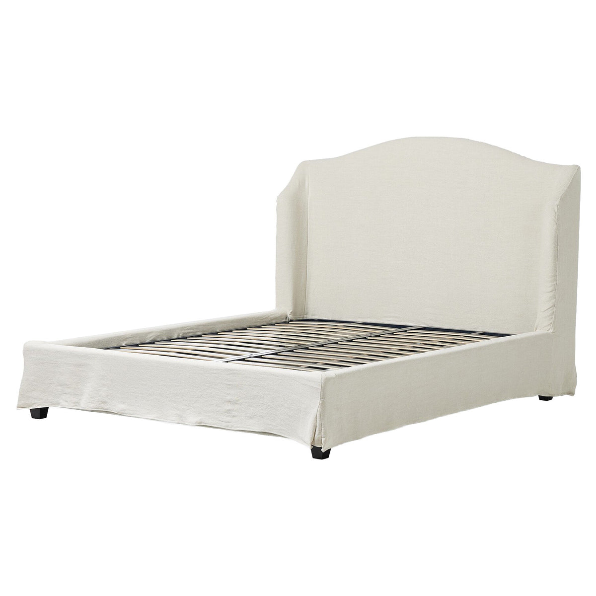 Meryl Slipcover Bed - Broadway Mist