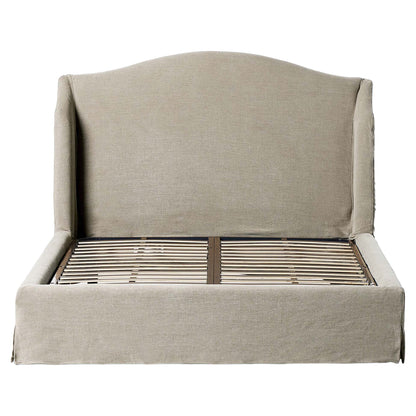Meryl Slipcover Bed - Broadway Stone