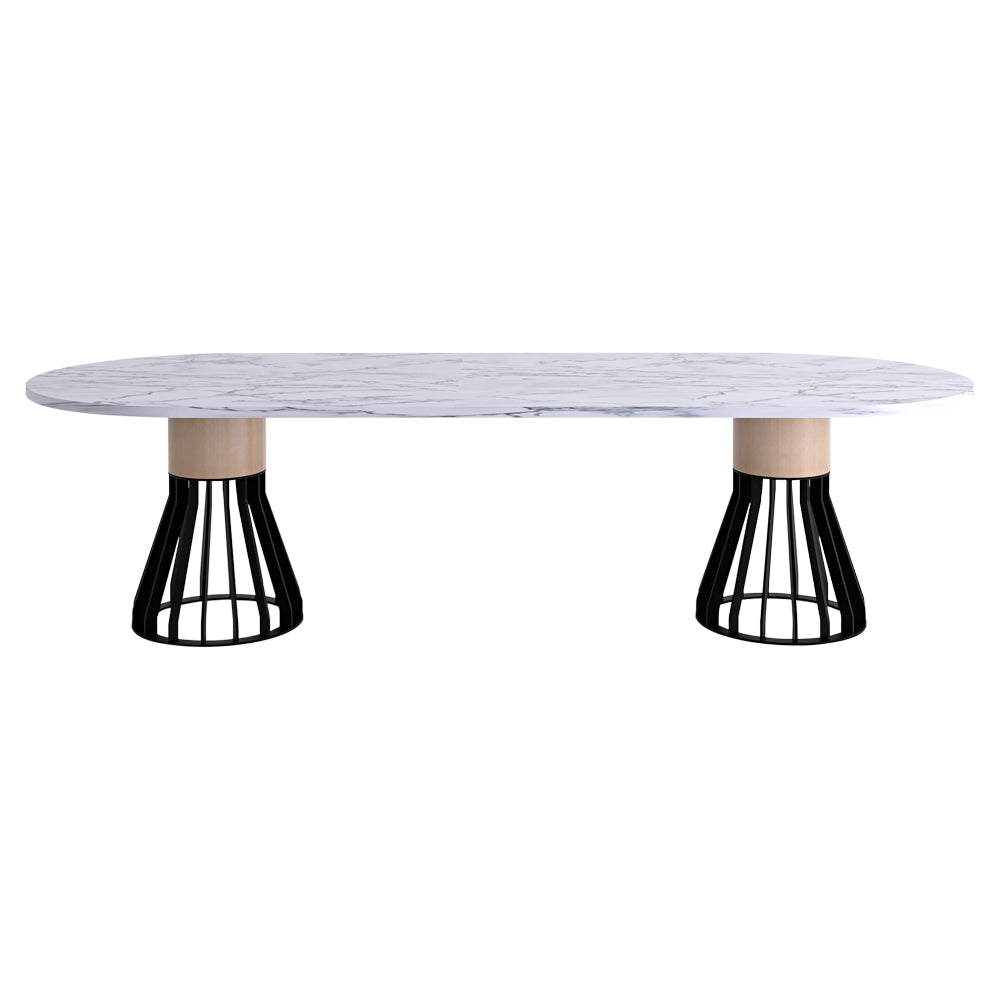 Mewoma Double Dining Table - 110"W