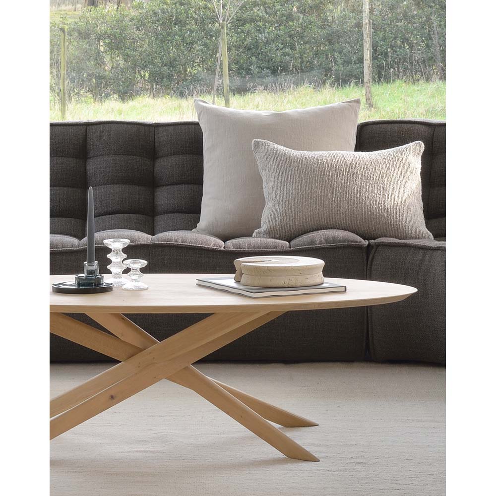 Mikado Oval Coffee Table - Oak