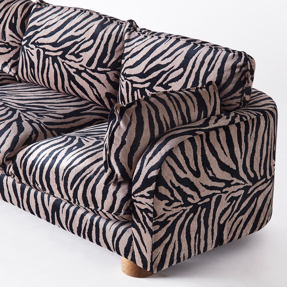 Miles Sofa - Zebra