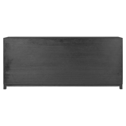Millie 6 Drawer Dresser - Drifted Matte Black Veneer